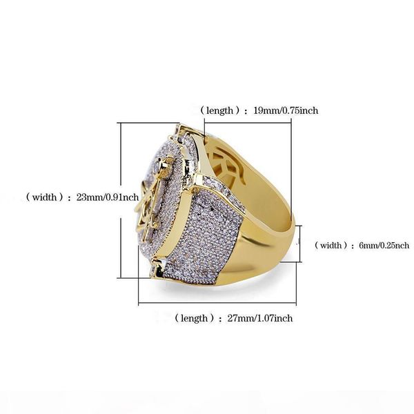 

copper mirco pave cz stone hip hop ason ring all iced out cz stone rings br024, Silver