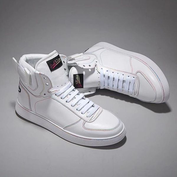 

new new arrival rivoli sneaker boots mens shoes fashion design comfortable casual shoes lightweight lace -up casual men boots zapatos de hom, Black