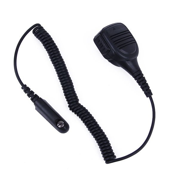 5 pcs água resistente à água microfone microfone ptt para motorola walkie talkie gp328 rádio pro5150 gp338 pg380 gp680 ht750 gp340