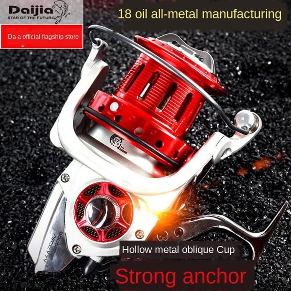 

daijia long-range steel wire tyson 12000 large fishing all-metal shallow wire cup non-clearance spinning wheel anchor fish wheel