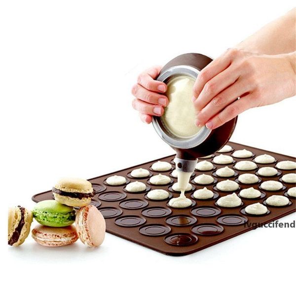 

new silicone pad baking moulds for macarons round make cake mold device kitchen dining bar bakeware tools special decorative device hh7-971