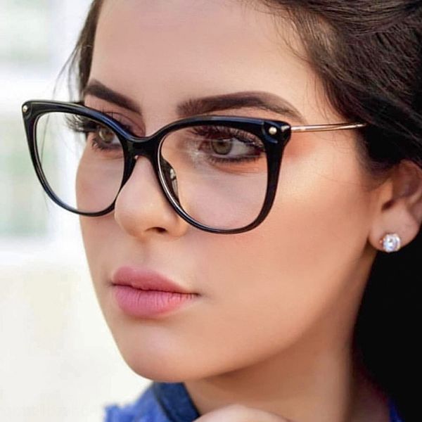 

l95198 tr90 anti-blue-ray eye protection goggles women's fashion large frame metal leg plain glasses trendsetter frame glasses men&#039, Silver