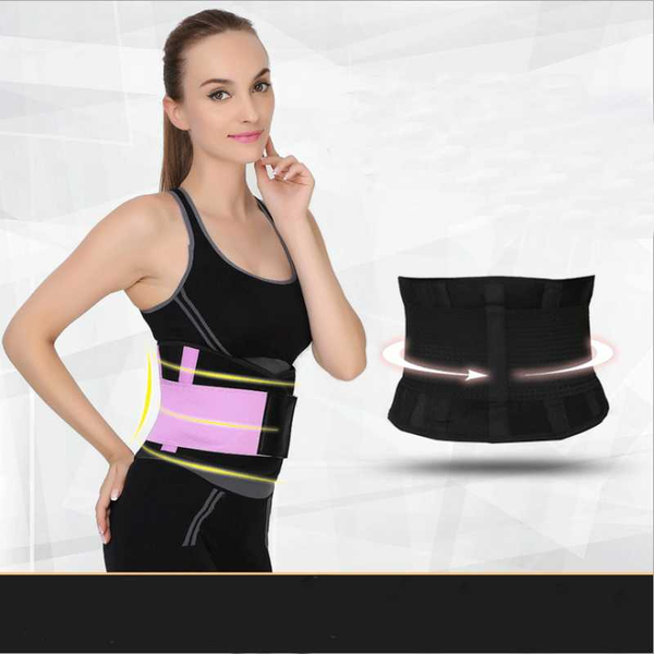 

waist support product explosion models factory direct color protection sports belt lumbar disc fixation multi-color optional, Black;gray