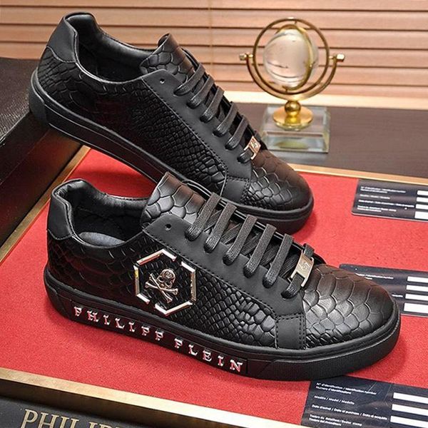 

luxury men shoes sneakers casual style with box breathable soft leisure chaussures pour hommes athletic trainers lo -sneakers python men