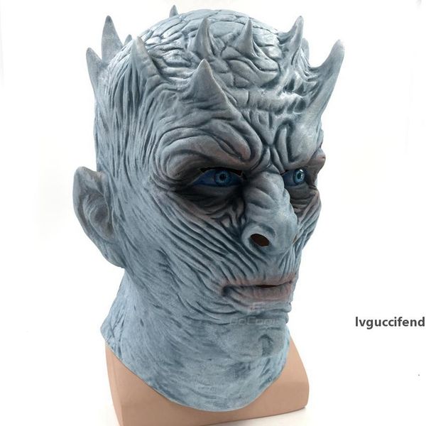 

halloween mask night king walker face night re zombie latex mask adults cosplay throne costume party mask game of thrones