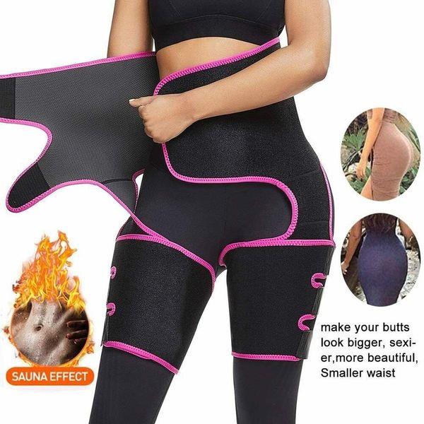 

waist trainer for women waste trimmer hip lift bulifter booty thigh shaper, Black;gray