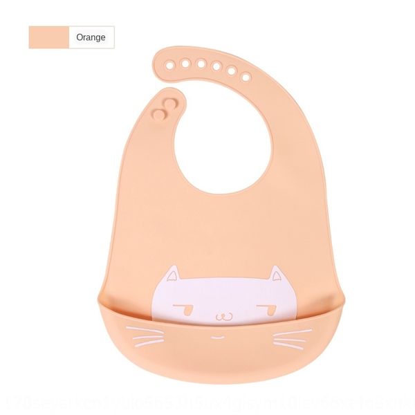 

current model silicone bib food grade waterproof three-dimensional baby pocket silicone saliva towel bib saliva towel