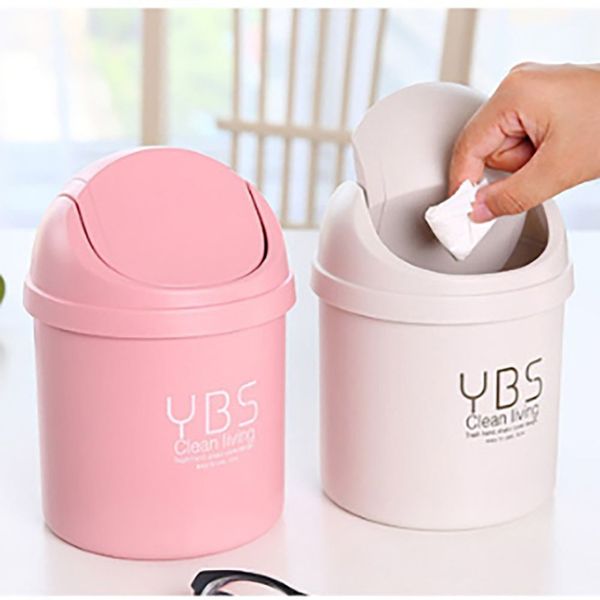 

trumpet desk mini creative covered kitchen living room trash can