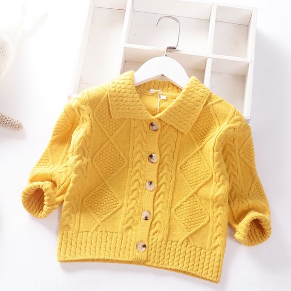 

euapo cardigan knitted men's coat autumn clothing western style lapel medium twist coat sweater children's twist knitted sweater c, Blue