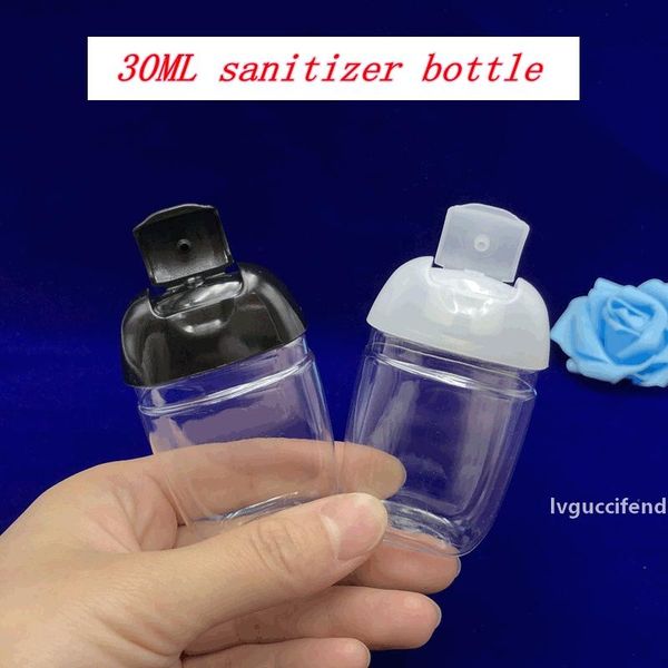 

30ml hand sanitizer bottle pet plastic half round flip cap bottle children s portable travel hand blank sanitizer diy bottle ffa4276