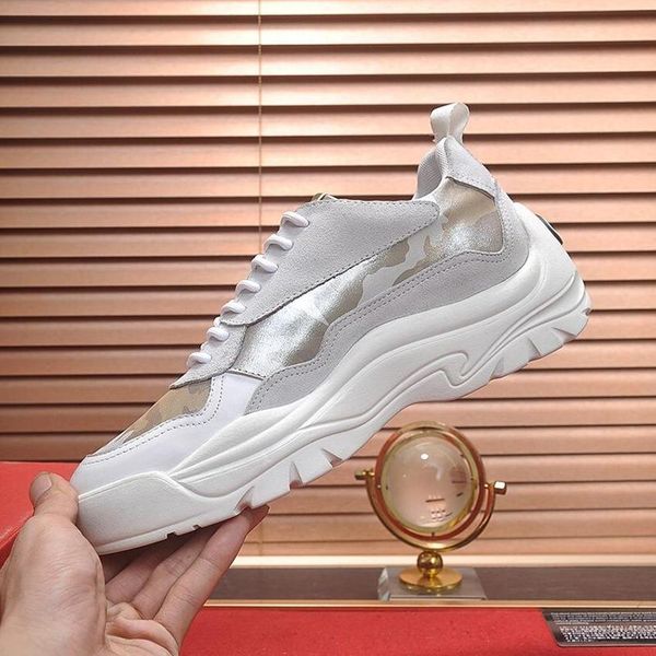 

new arrival gumboy calfskin sneaker men 's shoes fashion design comfortable vintage style lace -up low sports men shoes fast deliv, Black