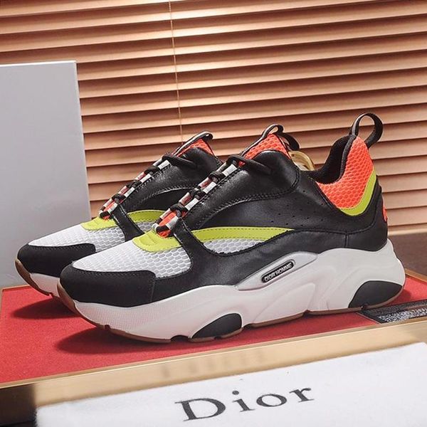 

b22 canvas and calfskin sneaker men 's shoes fashion design vintage shoes lace -up low breathable men shoes manner sch, Black