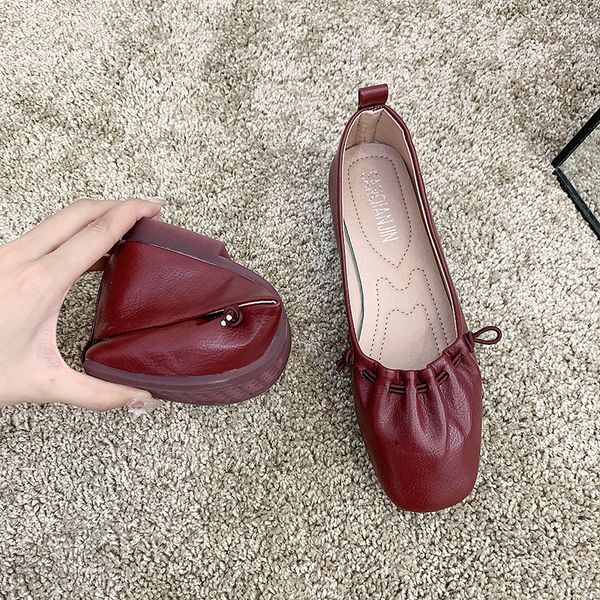 

women shoes autumn all-match 2020 fashion women's square toe shallow mouth female footwear slip-on casual sneaker fall modis, Black