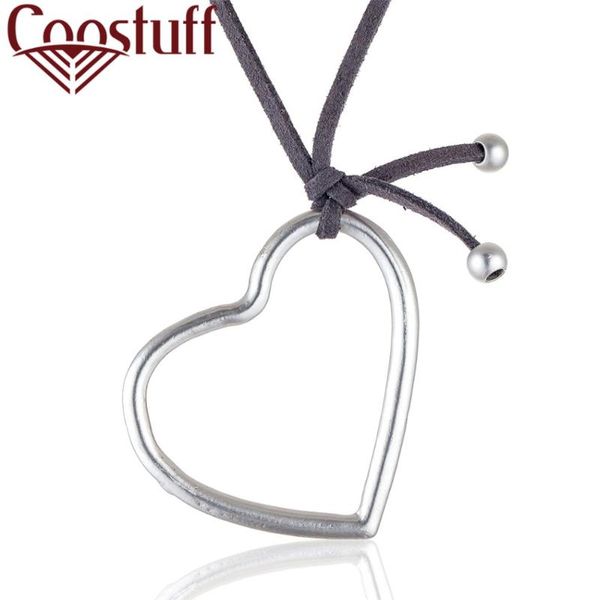 

fashion women pendant 2020 heart necklace jewelry bijouterie choker long female initial neck chain decoration for gifts to mom, Silver