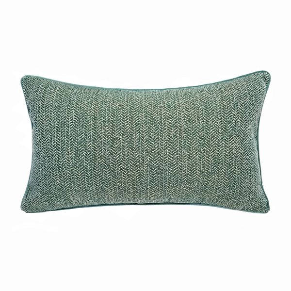 

modern geometric light green texture jacquard woven pipping 30 x 50cm pillow case home decorative waist armchair sofa lumbar cushion cover