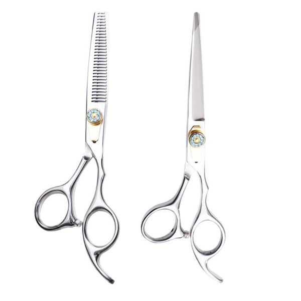 

2pcs stainless steel haircut hairdressing scissors shears for barbershop home