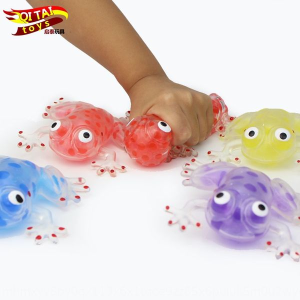 

campus surrounding simulation tpr environmental protection frog particle squeezing toy ball toy trick inner ball particle