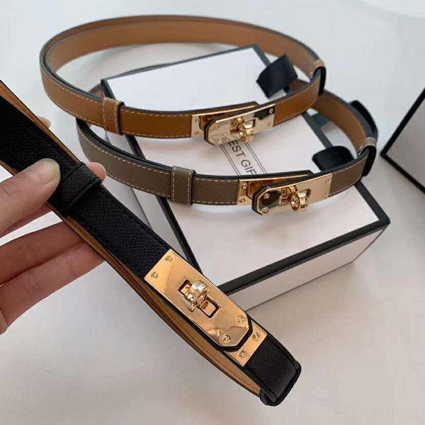 

leather layer leather classic all-match four seasons dress coat coat trousers dress trousers thin belt belt belt, Black;brown