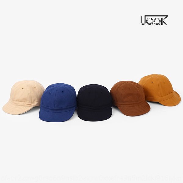 

a0ija uqqk tide brand solid color machine repair outdoor sports outdoor sports baseball cap folding baseball cap all-match caramel color pri, Blue;gray