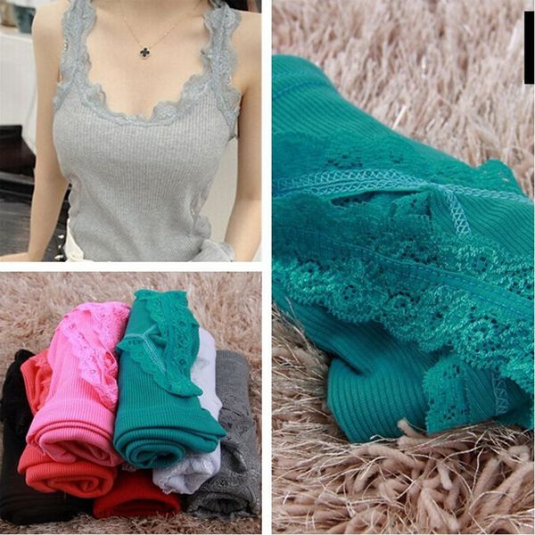 

dyppi all-match slim base small rebar cotton summer all-match lace lace vest vest slim base small camisole women's rebar cotton camisol, Camo