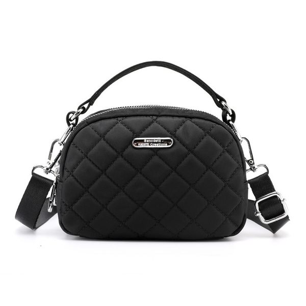 

2020 plain new brand waterproof oxford cloth handbag ladies fashion messenger bag ladies casual small shoulder bag purse