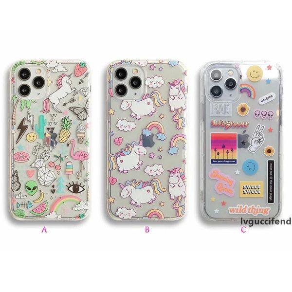 

shockproof soft tpu case for iphone 11 pro xs max xr x 8 7 6 6s plus flower pineapple butterfly unicorn luxury fashion stylish phone cover