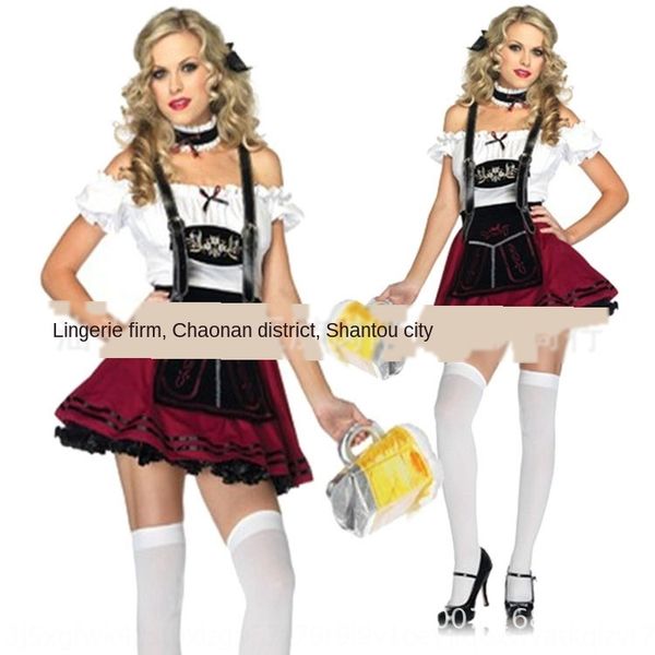 

rqrdg girl costumes new german halloween cosplay girl costumes new german beer costume halloween cosplay clothing beer clothing maid maid c, Black;red