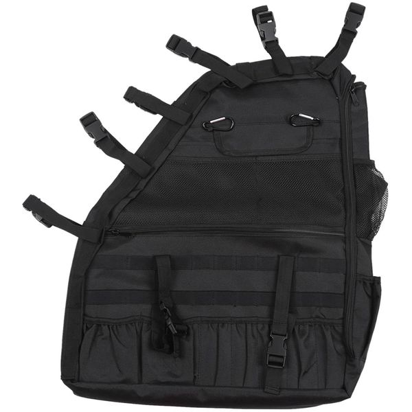 

roll bar storage bag cage for 2007~2020 wrangler jk rubicon 4-door with multi-pockets & organizers & cargo bag saddlebag to