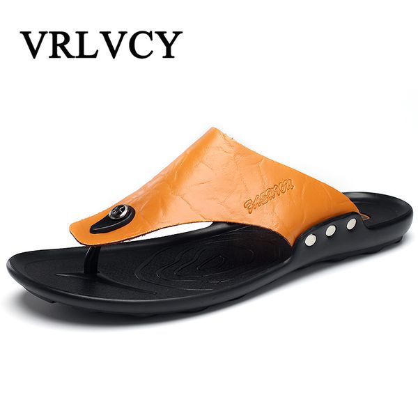 

2020 new men's wild slippers summer fashion beach shoes soft and comfortable, Black