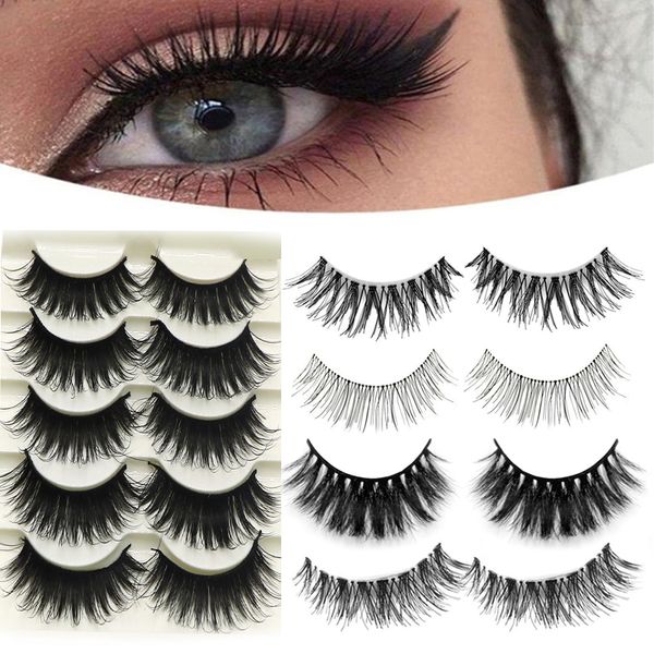 

natural false eyelashes fake lashes long makeup 3d mink lashes fake eyelash extension eyelash mink eyelashes for beauty tools