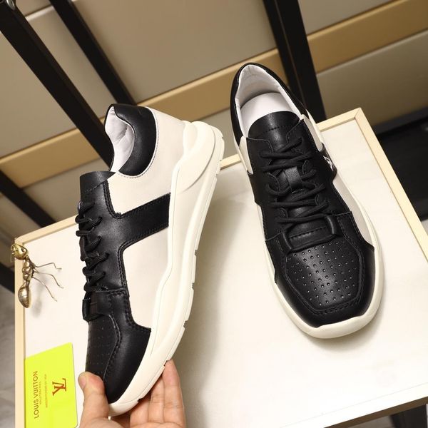 

2020-2019l limited edition tide brand men's leather casual shoes, fashion wild sports shoes, original box packaging, size: 38-44