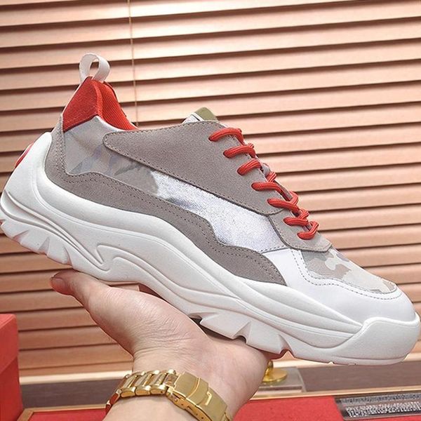 

gumboy calfskin sneaker men 's shoes zapatos de hombre breathable footwears vintage luxury lace -up low type casual m, Black