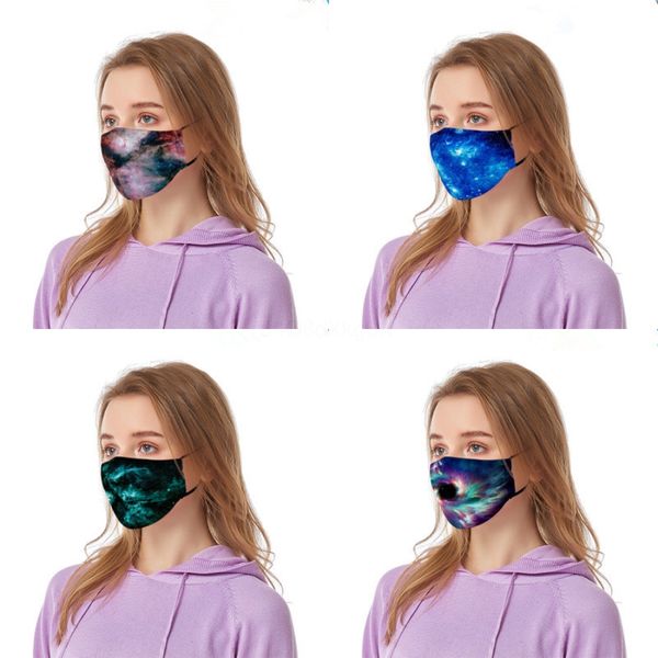 

reusable fa mask wit air valve dust mask travel windproof riding mask breatable dener printed masks t2i51015 #992#107
