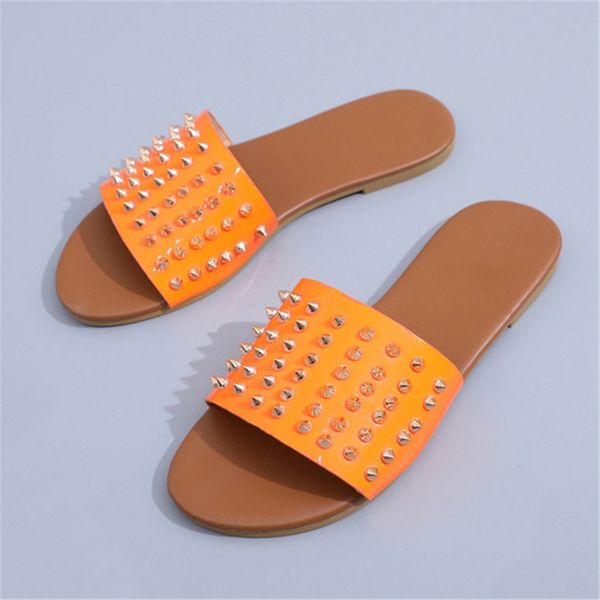

beac 2020 rianna women slide sandals dener soes slide summer fasion wide flat slippery wit tick sandals slipper flip flops#99#650, Black