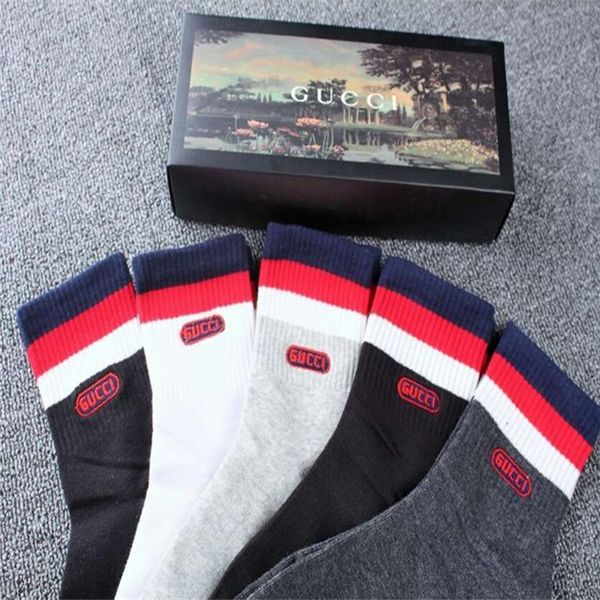 

long wearproof soft tide korean happy male woman wholesale cotton sport men luxury designer brand 1g gg 1g, Black