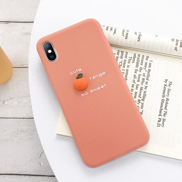 

iphone 11 case avocado letter soft phone case for iphone 11 pro xs max xr x silicone case cover 3d candy color 2020 fashion