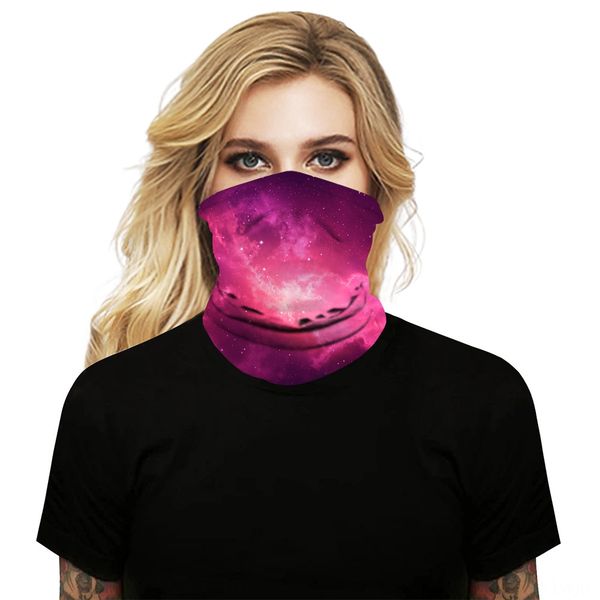 

outdoor sports mountaineering cycling outdoor sports bicycle mask changeable magic scarf gorgeous starry sky head cover scarf
