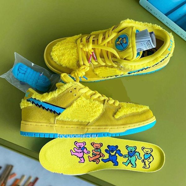 

grateful dead х sb dunk low три медведя обновления кроссовки для мужчин женщин желтый зеленый oранжевый макает скейтборд кроссовки инструкто
