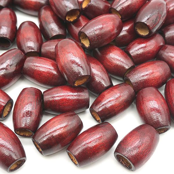 

100pcs/lot 30x20mm owl nose jujube beads wood beads diy jewelry accessories loose jujube red wooden beads, Black