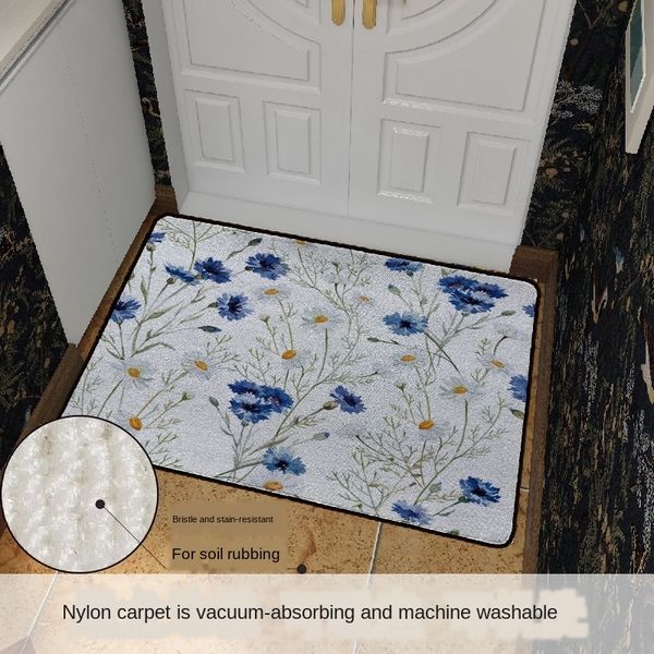 

amawb modern simple bath entrance water absorbing entrance mat machine washable foyer dust absorbing weaving bedroom living carpet carpet ro