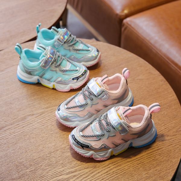 

женская сетка 2020 новой моды sneakerschildren обуви детских shoesmesh дышащие кроссовки boyssoft донной папочка обуви, Black