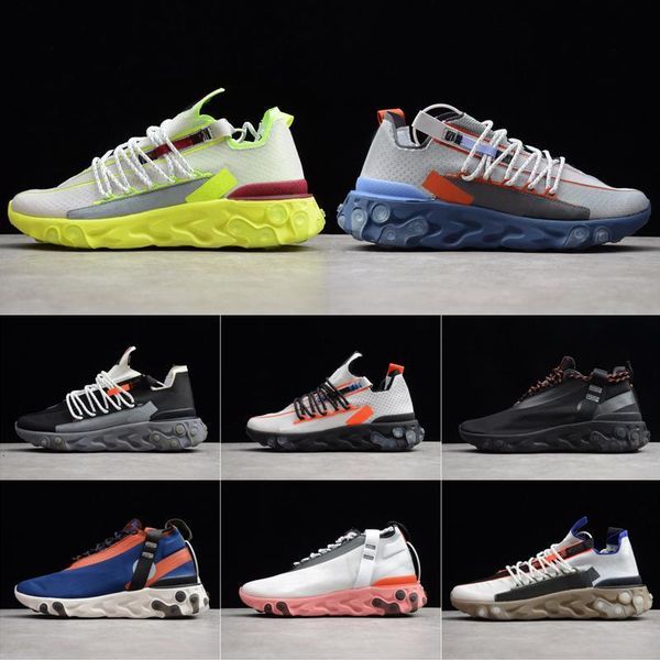 

mens react wr ispa sports running shoes for women s ghost aqua wolf grey platinum volt summit white trainer fashion sports sneakers 36-45