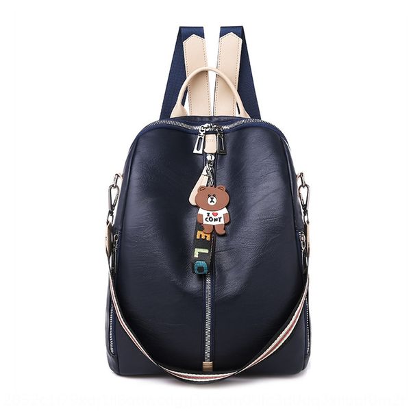 

women's 2020 new fashion backpack ocean all-match campus junior high school student travel schoolbag travel bag