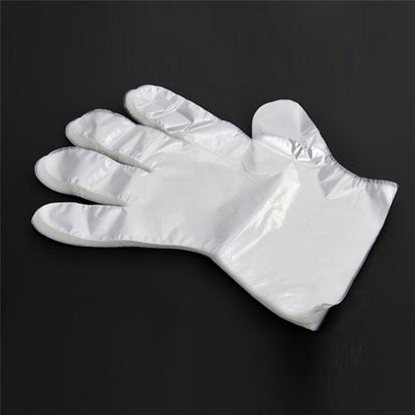 

new boxed pe plastic disposable gloves food grade household clear food prep polyethylene work gloves for cooking cleaning