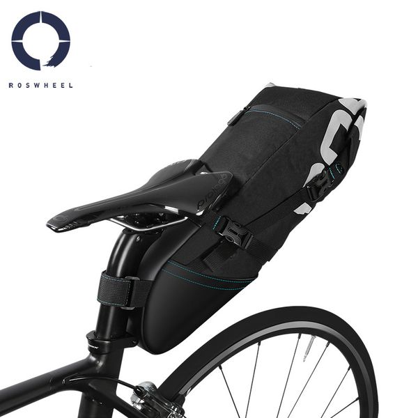 

roswheel 131414 131372 bike cycling bicycle storage tail bag rear seat saddle bag pack pannier sack 8l 10l mx200717