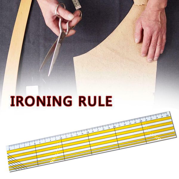 

acrylic quilting ruler tailor craft double-colored diy patchworks ruler sewing tool pak55, Black