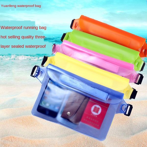 

swimming products pvc mobile drifting running waterproof bag \\/outdoor waterproof waist bag