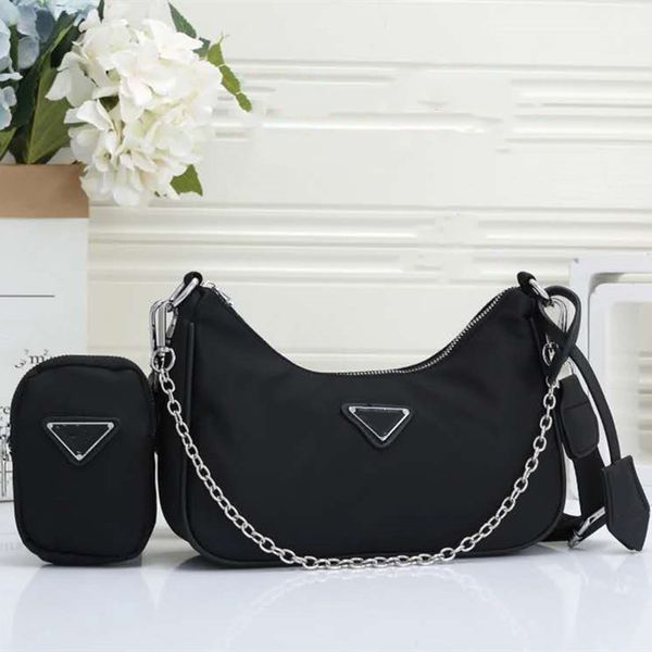

2020 sale 3 piece set bags women crossbody bag genuine nylon handbags purses lady tote bags coin purse three item
