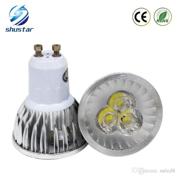 GU10 9W 12W 15W LED-Glühbirne Dimmbar/Nicht dimmbar AC110V 220V 30/60 Abstrahlwinkel Hochleistungs-LED-Lampe