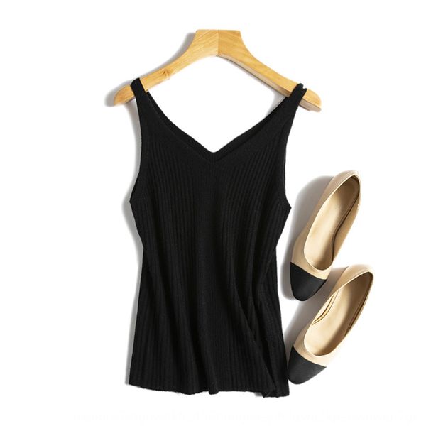 

women's seamless double v-neck all- knitted camisole vest women's seamless double v-neck all- knitted camisole vest wool wool wool, Camo